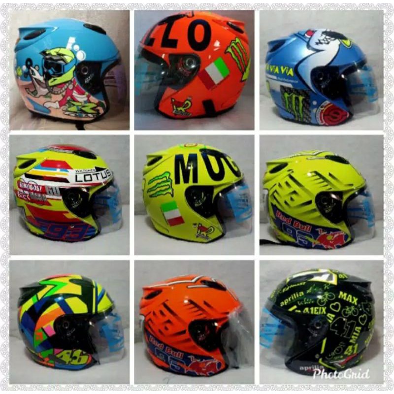 HELM MOTIF KEREN ABIS