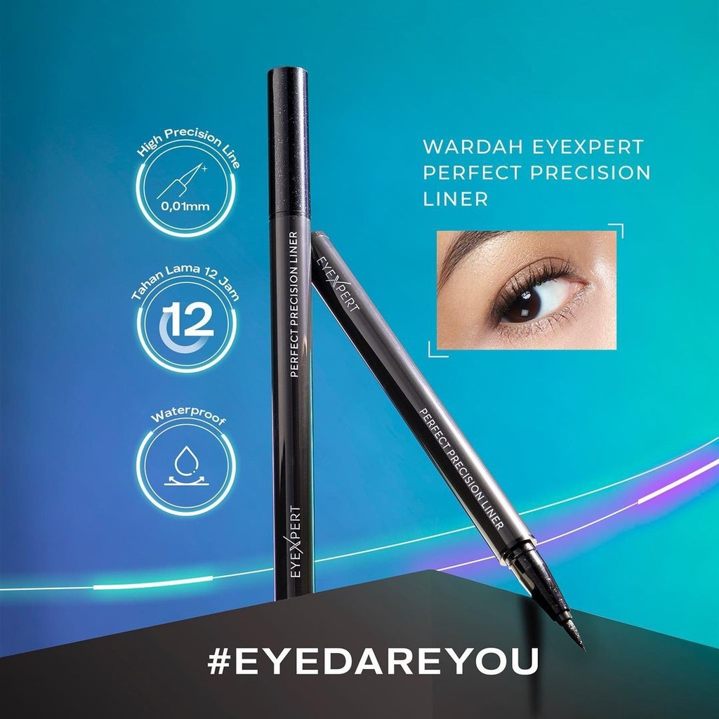 ❤ MEMEY ❤ WARDAH EyeXpert Perfect Precision Liner | Eyeliner Pen