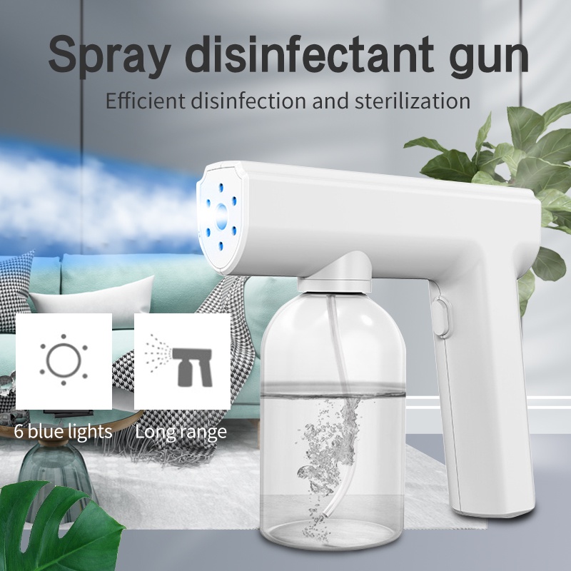 Nano Spray Gun Steam Blue Light Portable Sterilizer Gun 300ml