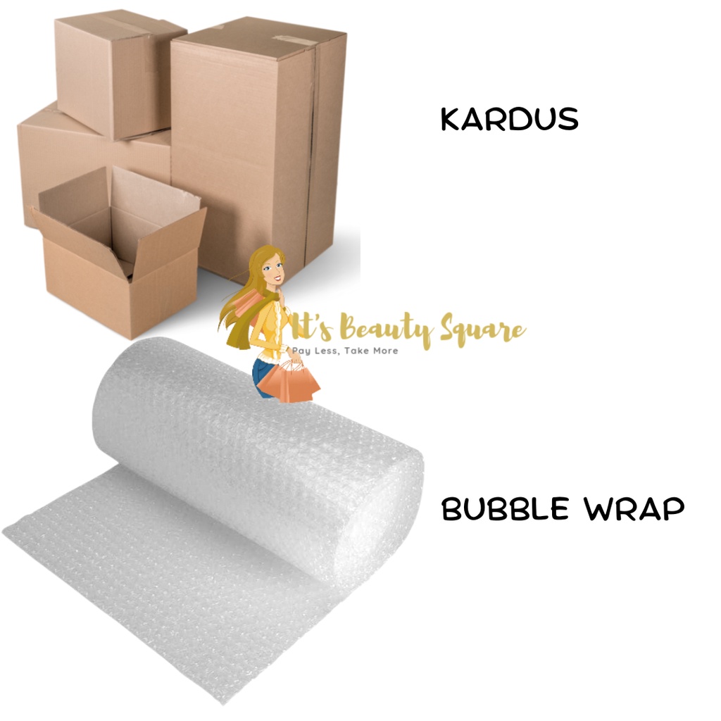 

Bubble Wrap dan Kardus Extra Packing Tambahan