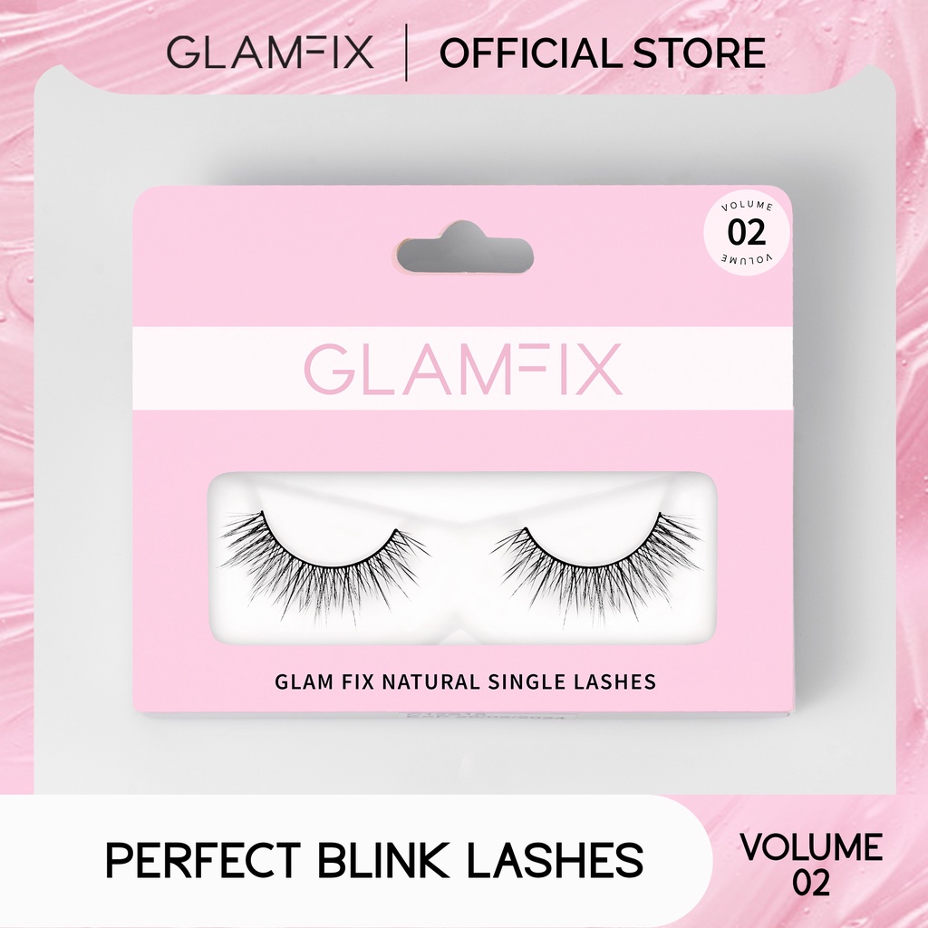 GLAMFIX Perfect Blink Lashes Bulu Mata Volume _ Bulu Mata Palsu | GLAM FIX Alat Kecantikan Makeup by YOU ORIGINAL