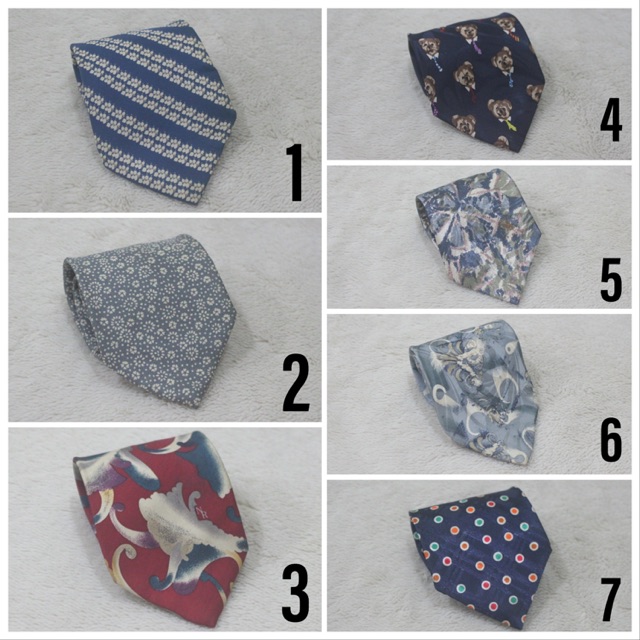 [Preloved / Bekas] Dasi Branded/ Neck Tie Branded