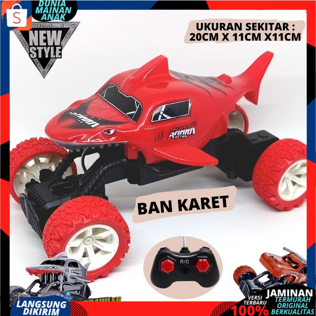 Mainan Remot Kontrol Mobil Ikan Hiu Rc Baby Shark | Remot Kontrol Anak shark car Remote Control