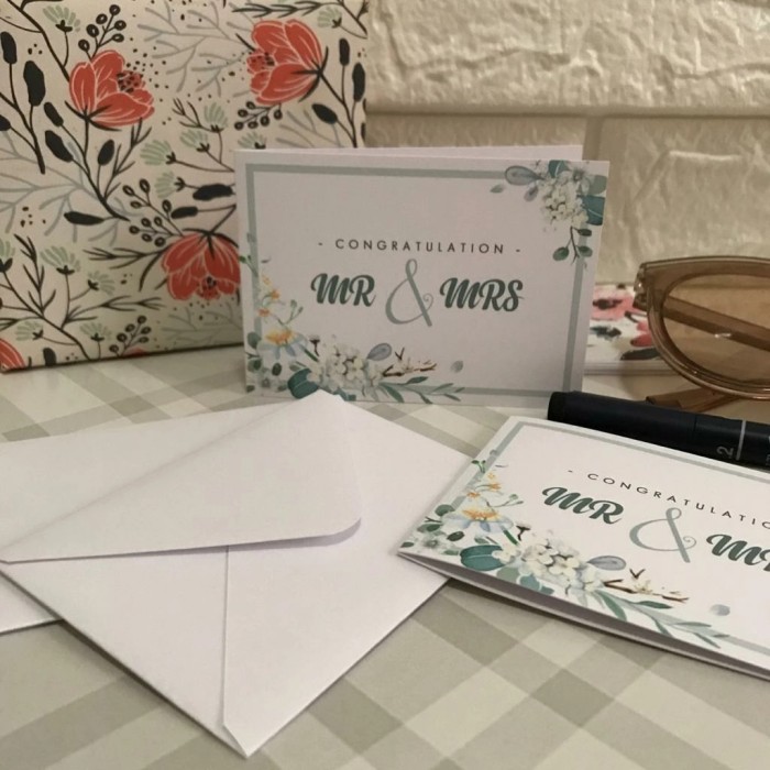 

Estudio 2pcs/pack amplop wedding pernikahan BW23