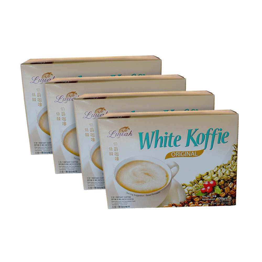

Kopi Luwak White Koffie Original Box 5x20gr - 4 Pcs