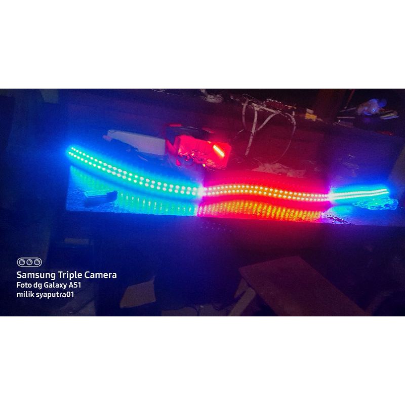 promo led kaca depan/strobo