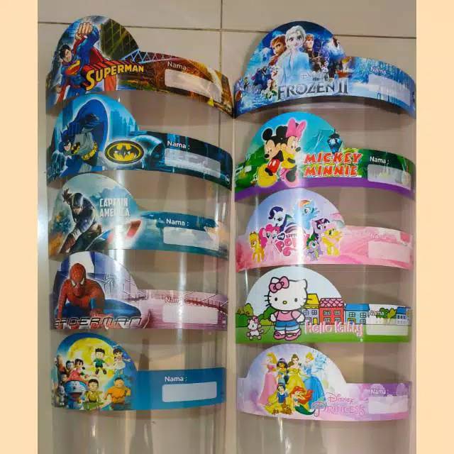 Face Shield anak SD/face Shield karakter lucu/face Shield termurah