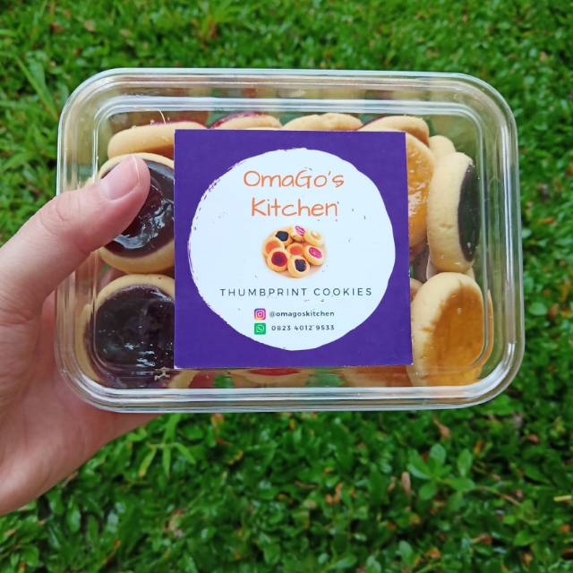 

Thumbprint Cookies (Kue Lebaran)