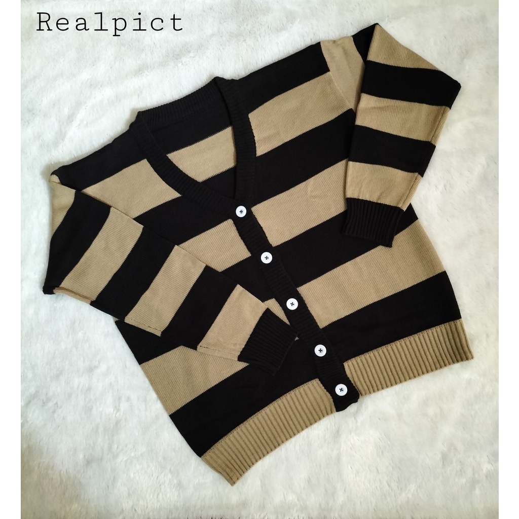 CARDIGAN RAJUT KOREAN STYLE/BTS ROMBHUS MOTIF TAEHYUNG BRANDED 7 GATE