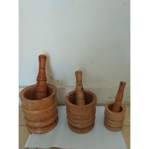 LUMPANG/LESUNG KAYU TERMASUK ALU