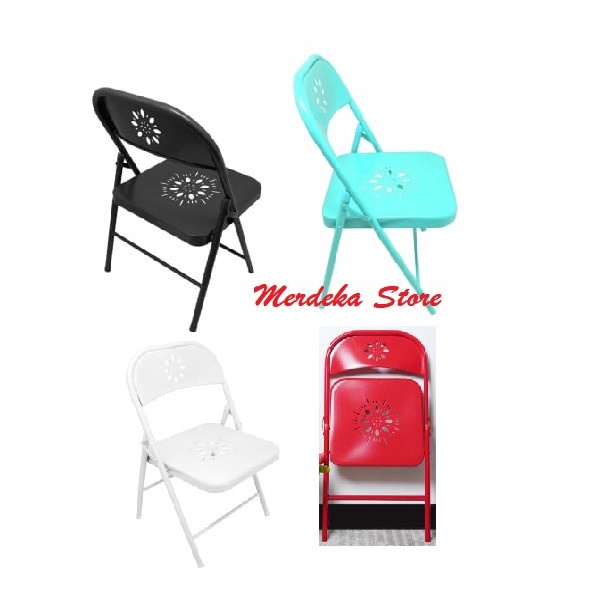 SOLEIL GABRIEL KURSI LIPAT / FOLDING CHAIR 46x45x78CM - Hitam MS17