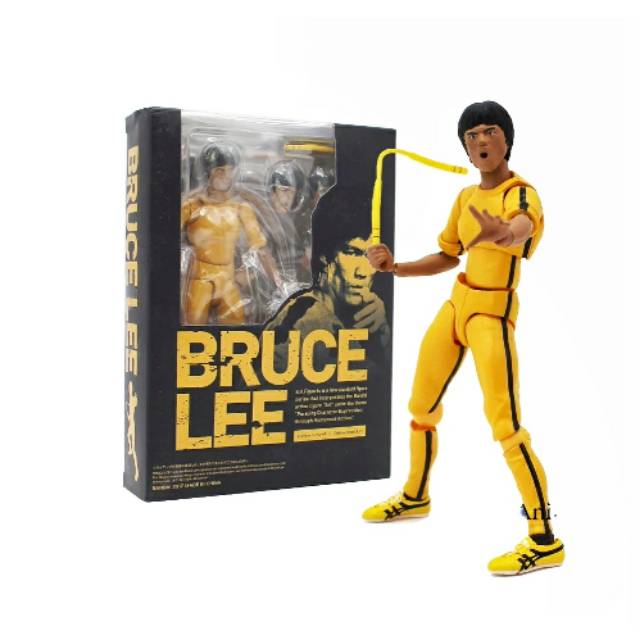 Action Figure mainan Bruce Lee temennya Jet Lee Jackie Chan Full artikulasi
