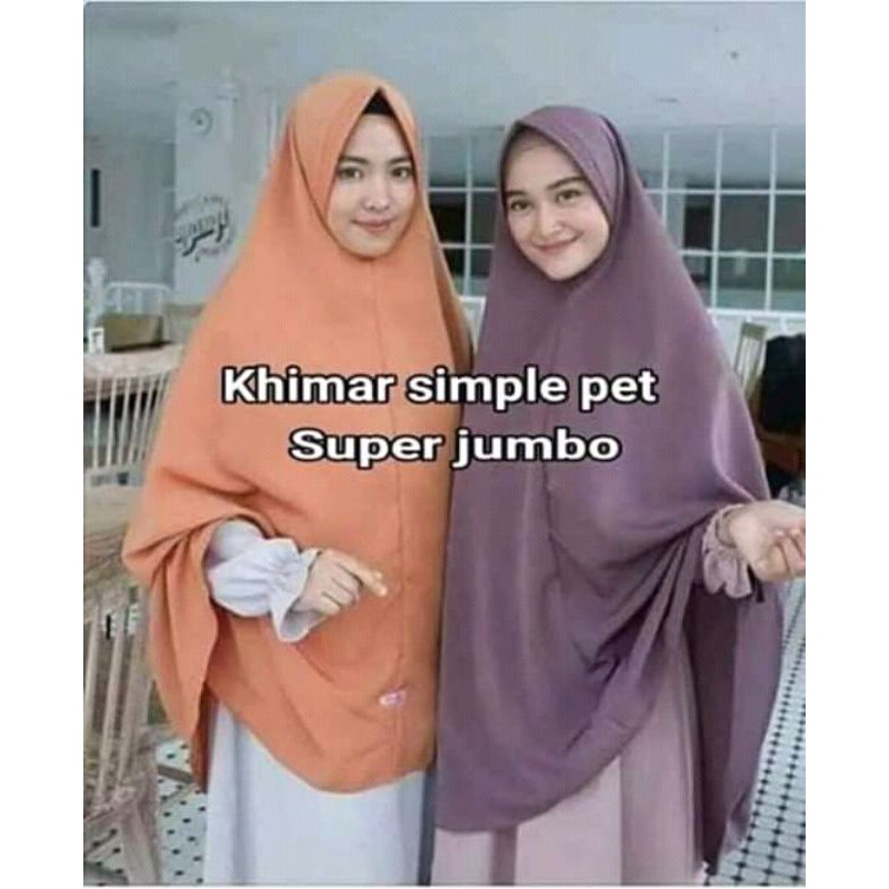 jilbab jumbo | simple ped jumbo