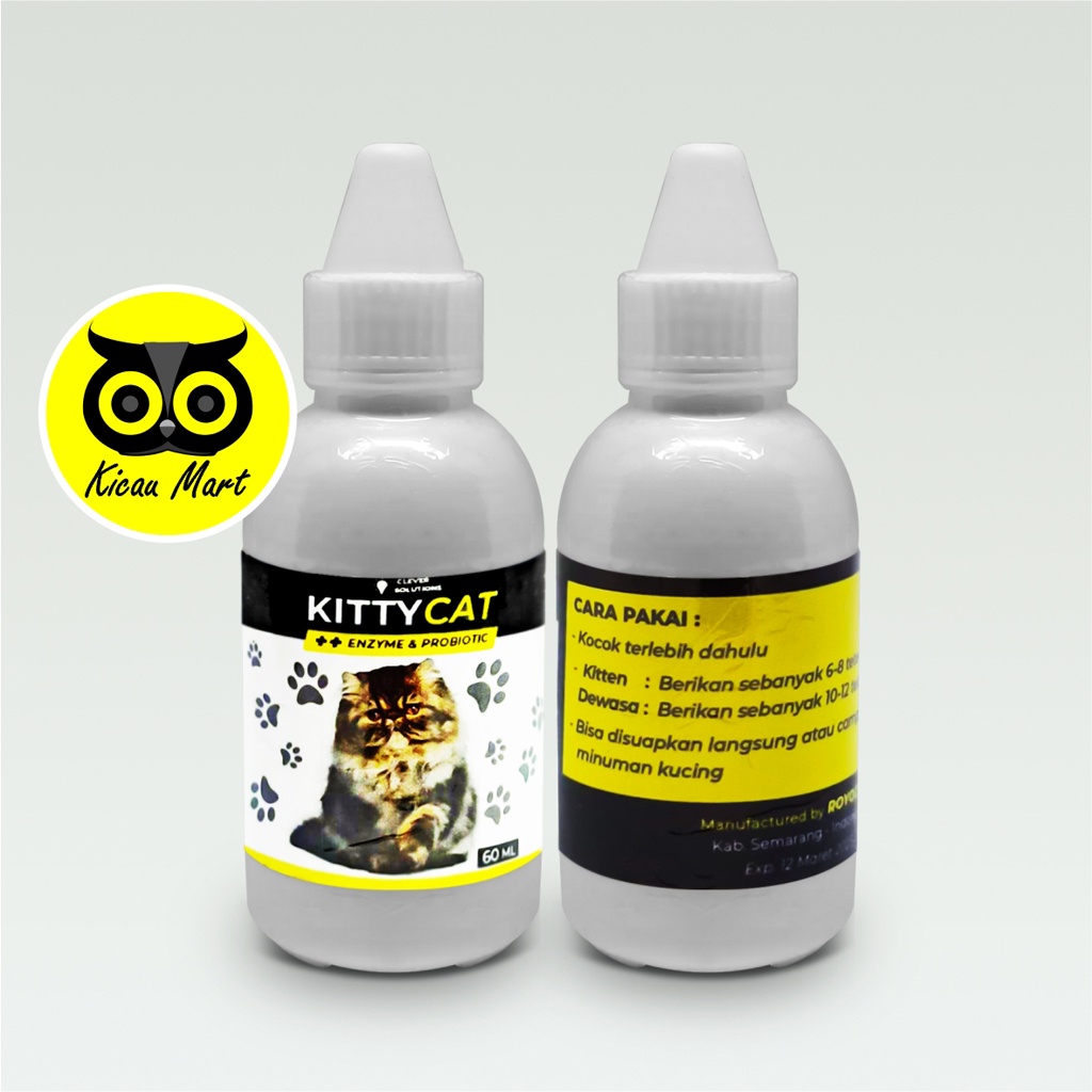 Kitty Cat Vitamin Penumbuh Bulu Kucing Kitten Obat Pelebat Bulu Cat Grooming Vitamin Bulu Kucing Kitten Anabul Anti Rontok