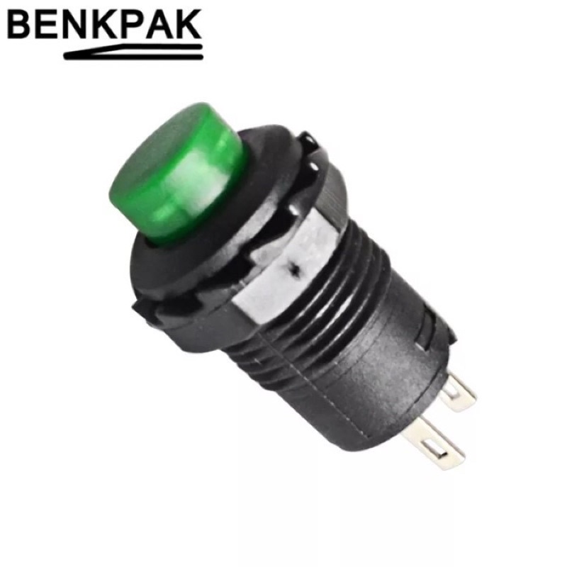 Saklar 12mm 1.5A Latching Push Button Switch