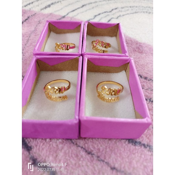 cincin  lapis emas  asli 24k
