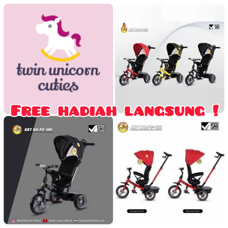 sepeda stroller pasific Pc 106