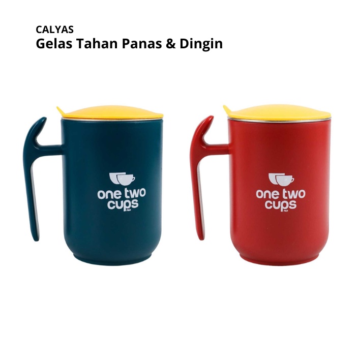 Gelas Kopi Teh Tahan panas Dingin Stainless Steel Insulation Sealed Cup One Two Cups