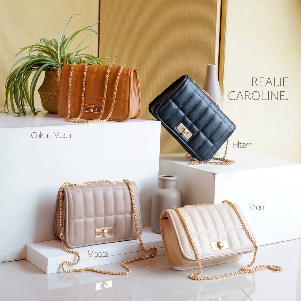 REALIE LV TAS WANITA TERMURAH  SLING BAG WANITA LOKAL TAS FASHION BAG TAS LUCU SELEMPANG VINTAGE BAG