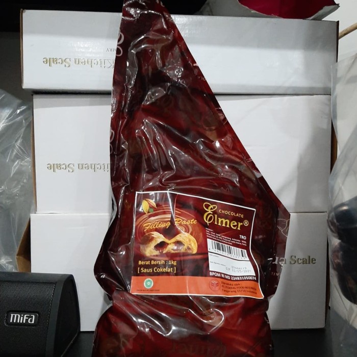 

COKELAT- ELMER COKLAT FILLING 1KG BUAT ISIAN ROTI, PISCOK,CAKE DLL -COKELAT.