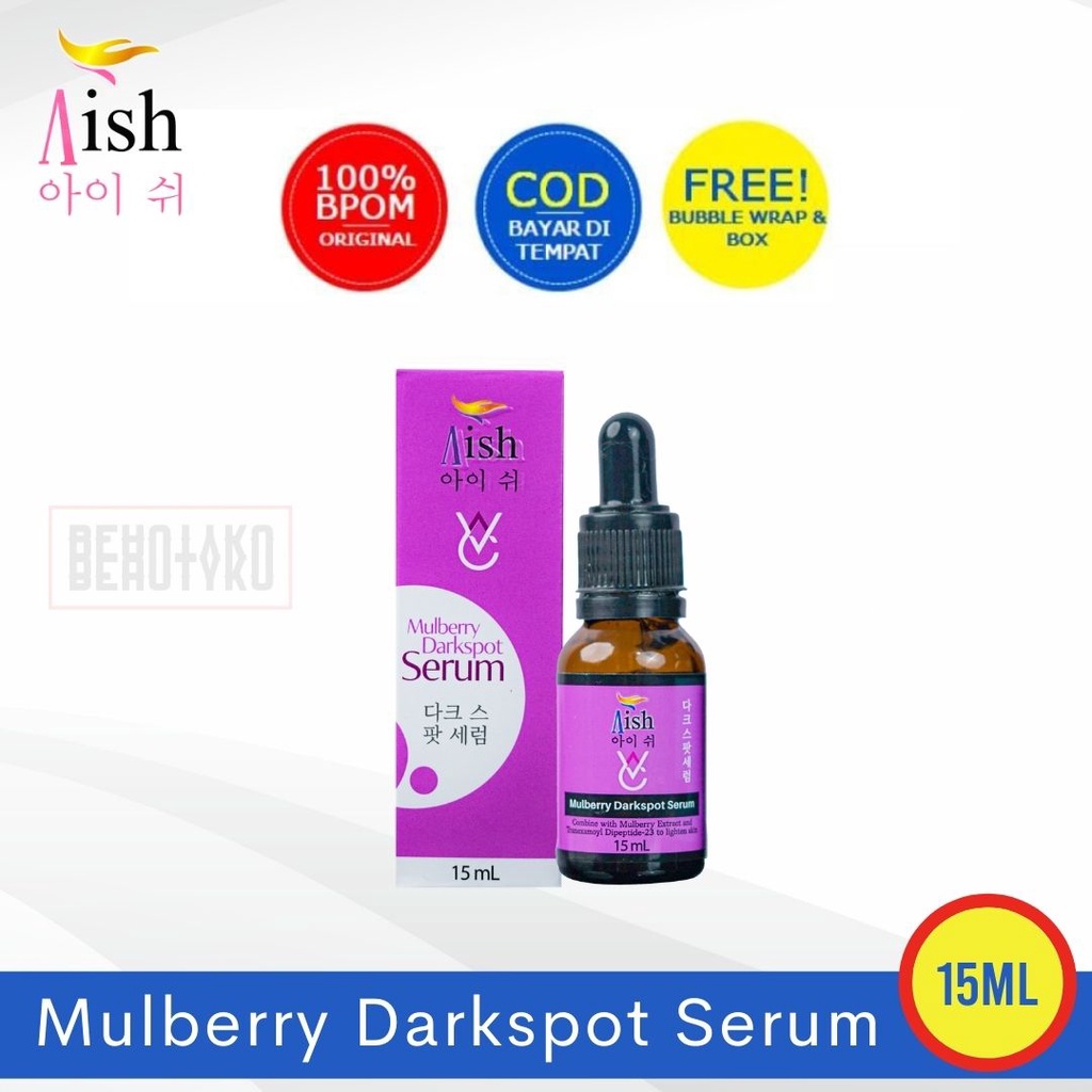 AISH DARK SPOT SERUM KOREA BPOM ORIGINAL -  Serum Wajah Khusus Noda Hitam, Flek Hitam & Bekas Jerawt