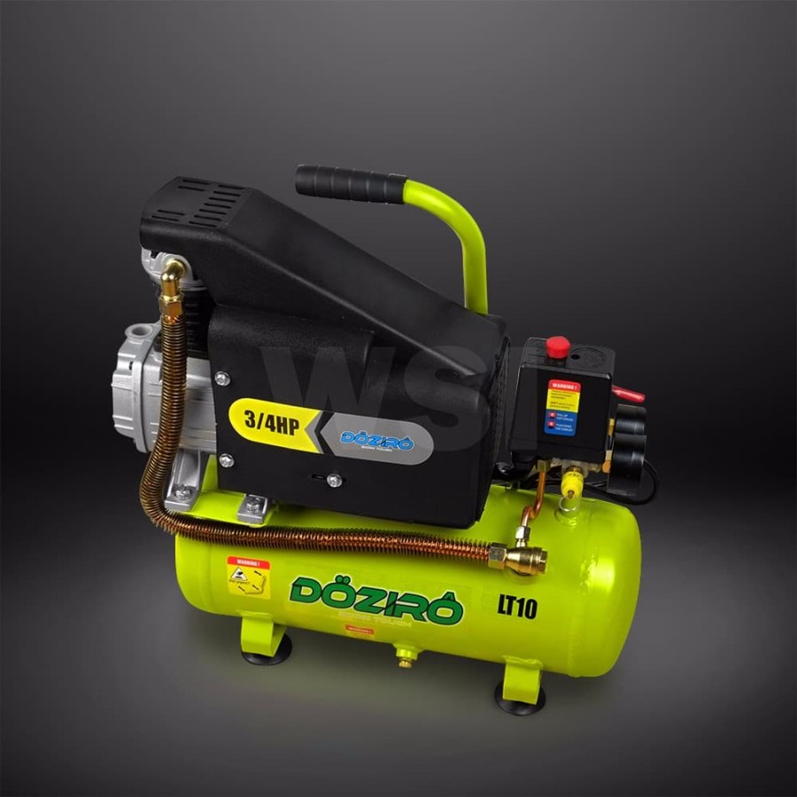 Mesin kompresor angin listrik 3/4HP 10L DOZIRO/air compressor 3/4 10l