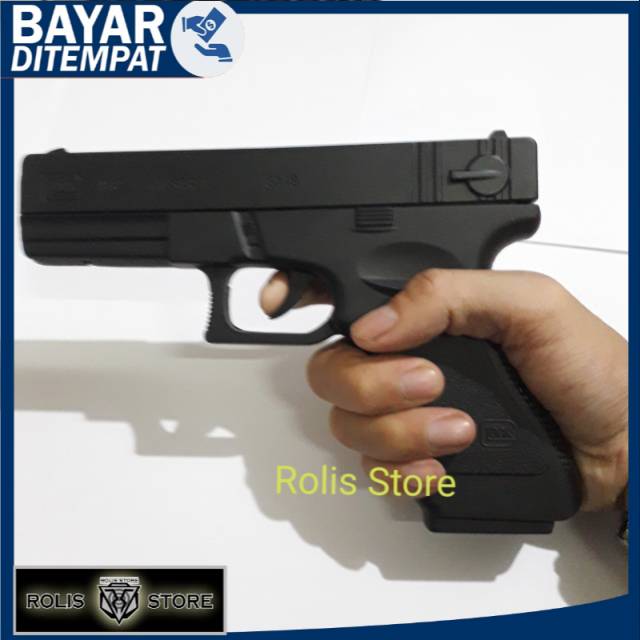 KOREK PISTOL GLOCK BLACK - LIGHTER KEREN