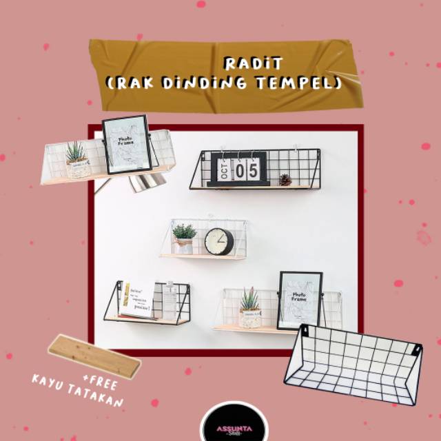 [AS] RADIT RAK DINDING TEMPEL