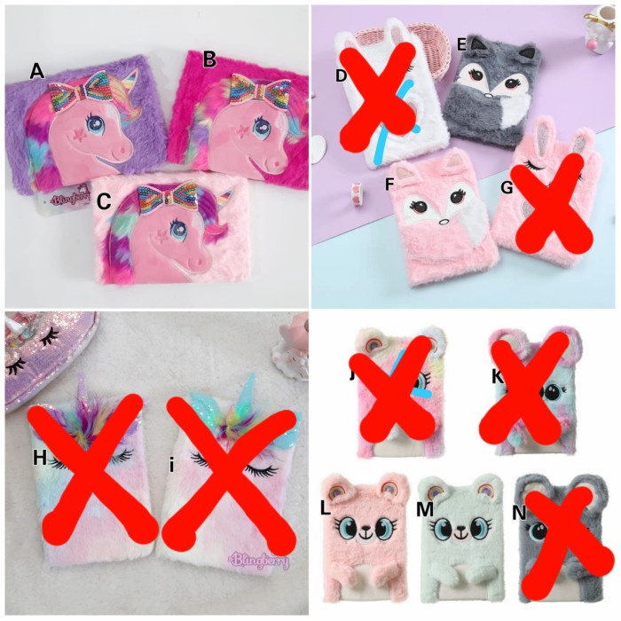 

Notebook Buku Tulis Diary Unicorn Bulu Gembok Lucu Murah Spt Justice 047