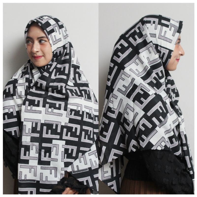 KERUDUNG SEGIEMPAT VOAL PRINTING SYARI PART 2-2.21