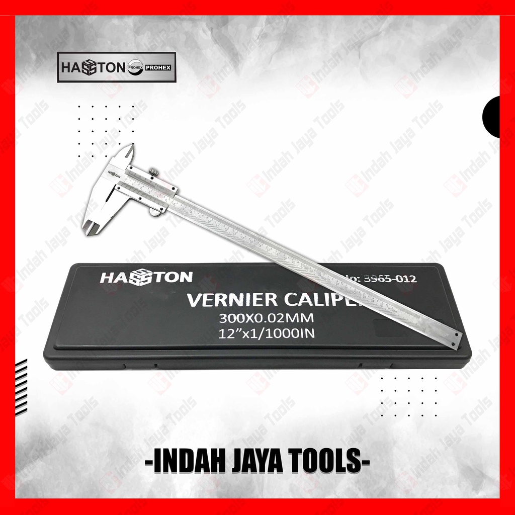HASSTON Prohex Sigmat 12 Inch - Jangka Sorong Skekmat Vernier Caliper