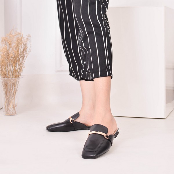 RYS - Rogo Mules Sepatu Slip On Korea Fashion Casual - Ori Import