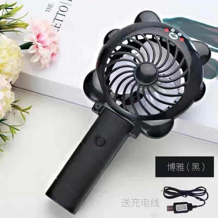 SX-113 Kipas Angin Tangan Genggam Karakter LED Mini USB Portable Fan Bisa Lipat