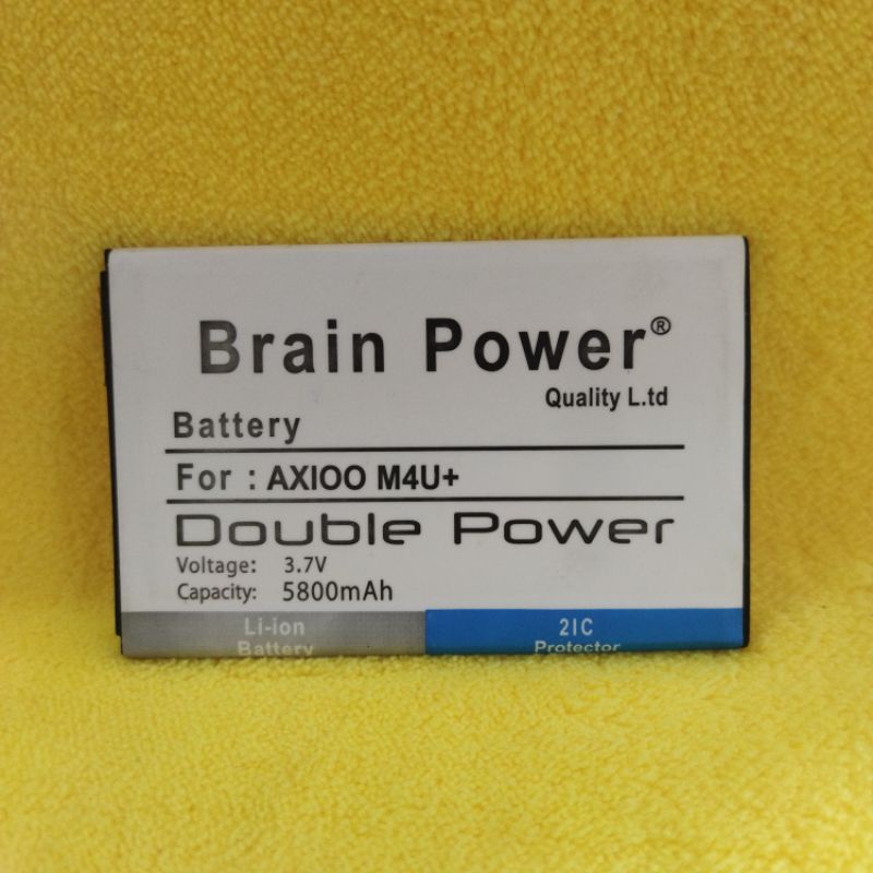 Baterai batre AXIO M4U+ double power