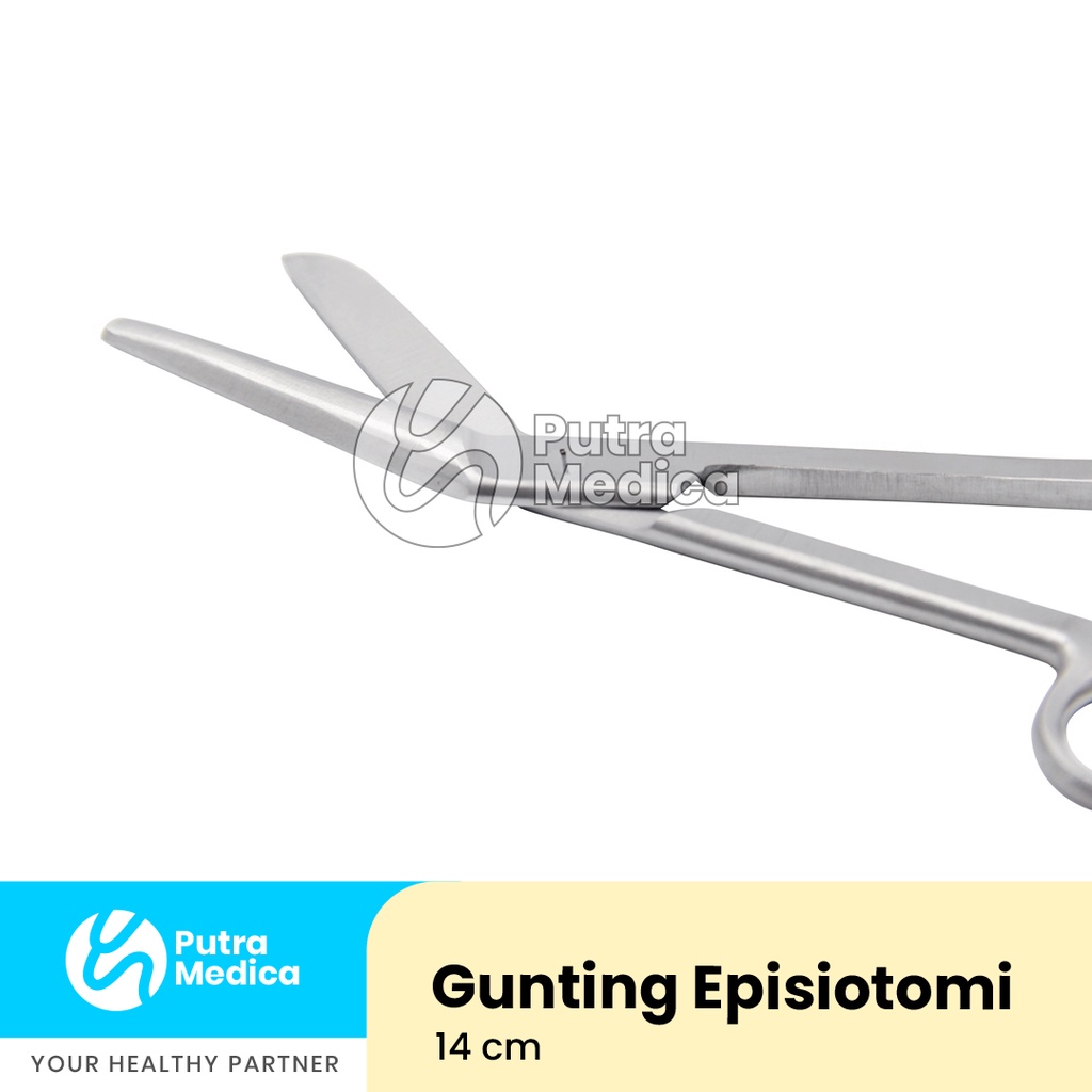 Gunting Episiotomi 14cm / Epis / Instrumen Medis / Surgical Scissors