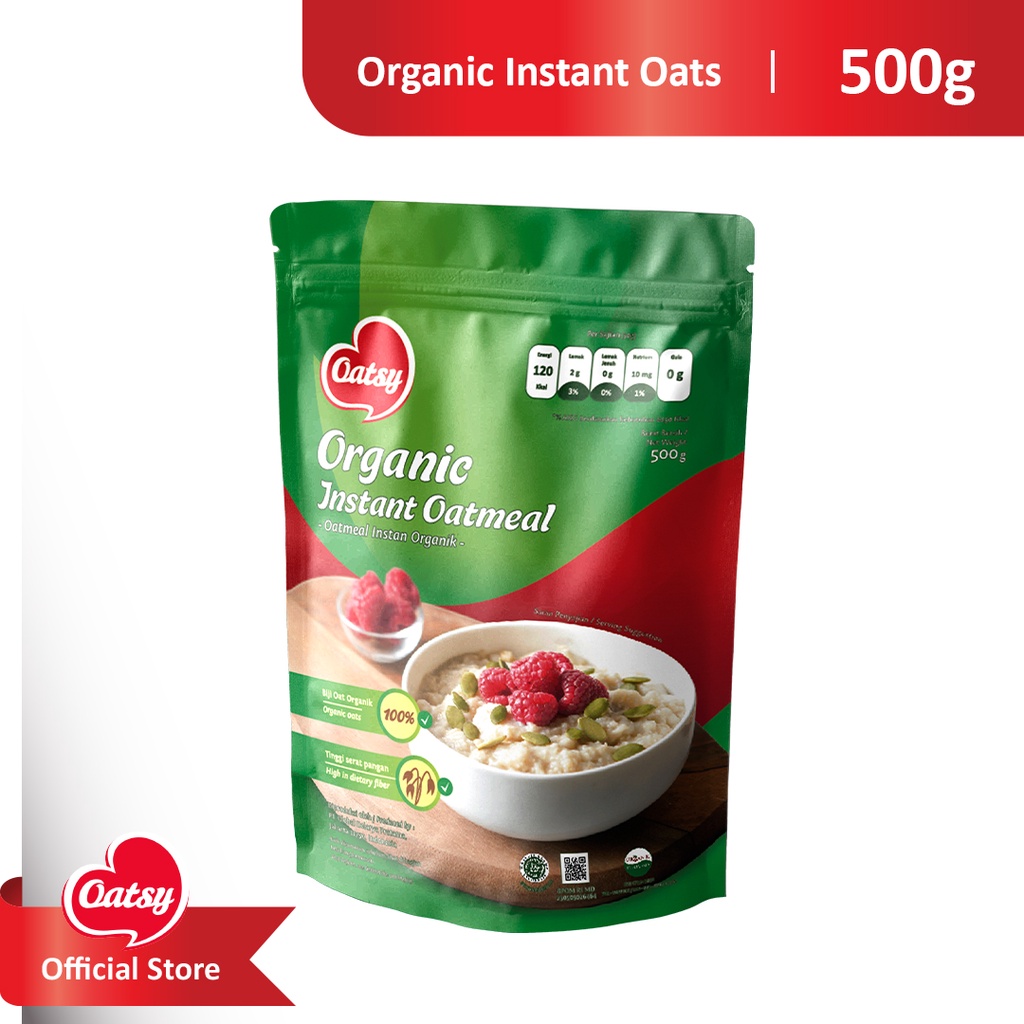 

OATSY Organic Instant Oatmeal 500gr