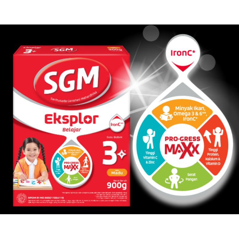 

SGM 3+ madu 900 gram