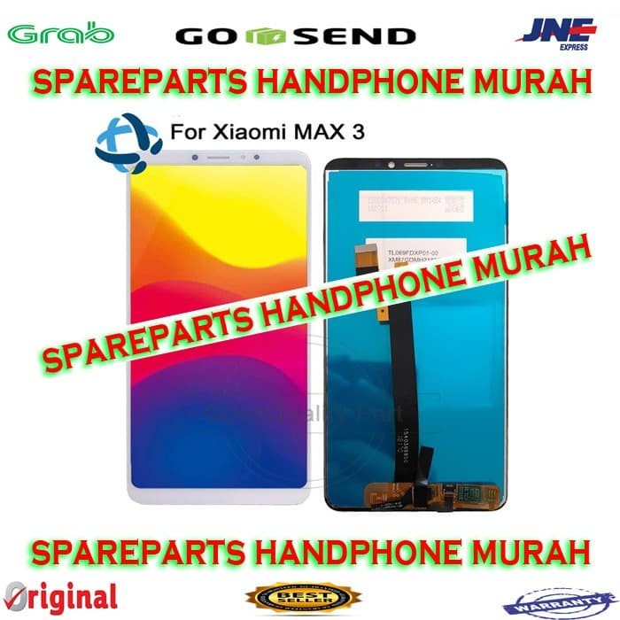 {SuheStore} LCD FULLSET TOUCHSCREEN XIAOMI MI MAX 3 MIMAX 3 ORIGINAL NEW Murah