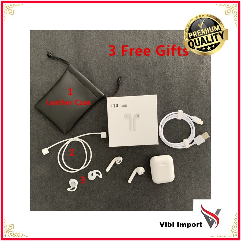 Terlaris Asli i10 tws / tws i9s Wireless Bluetooth Headset TWS Headphone i10 lebih baik dari I12