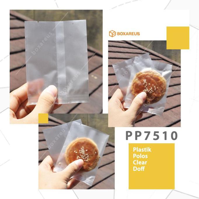 

Yang Dicari] Pp7510 | Pouch Cookie Plastik /Plastik Kue Polos Clear Doff /Packaging