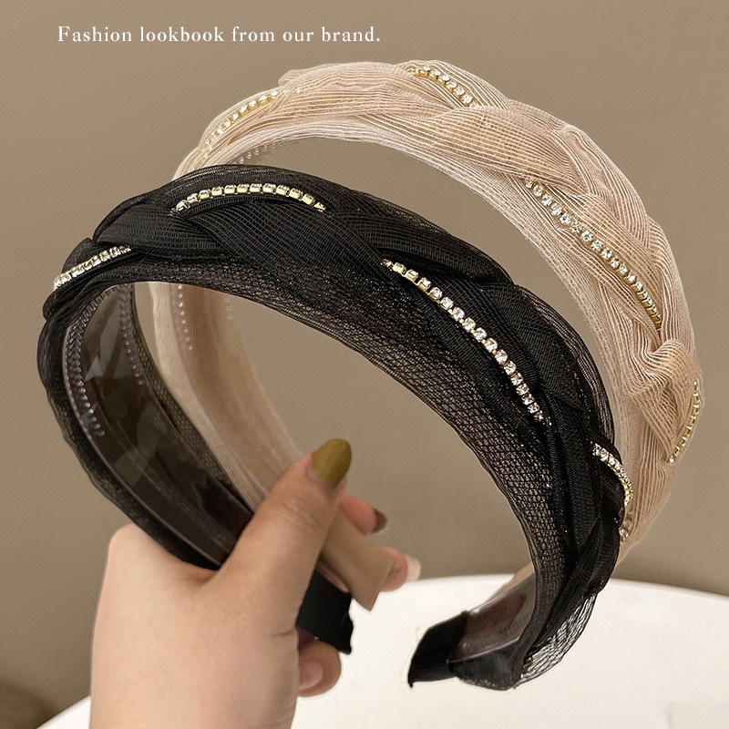 Bando-102/bandana Bendo FASHION/Premium Bandana Simpul Twist Elastis Ala Korea Untuk Wanita