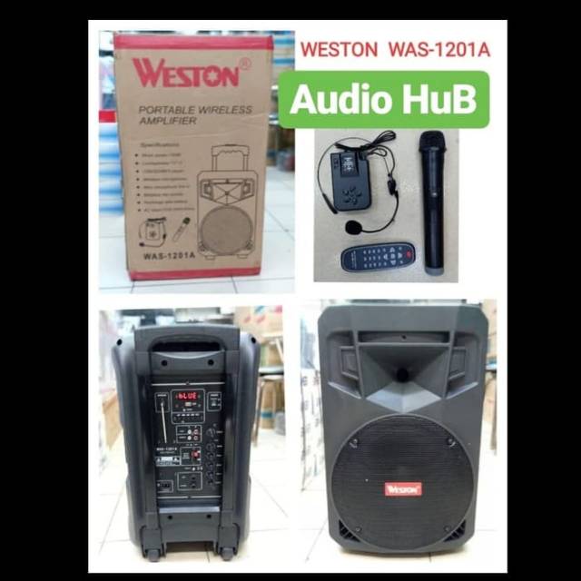 SPEAKER PORTABLE MEETING WESTON 1201A WIRELESS WESTON 1201 A 12 INCH