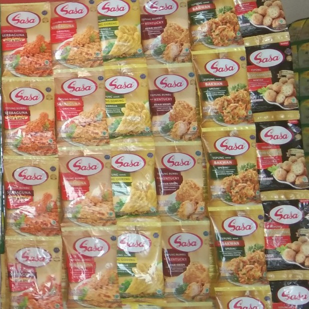 

Sasa Tepung Bumbu Serbaguna All variant 10 sachet /1 renceng@80 gr