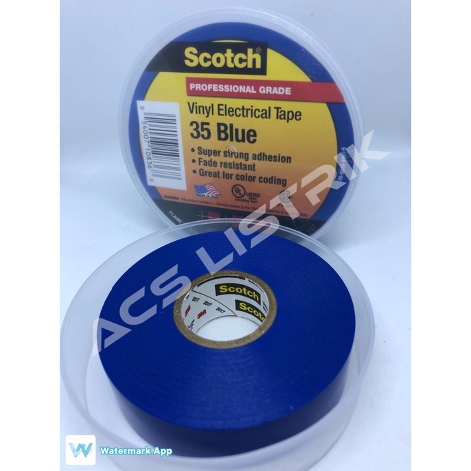

SUPER SALE 3M Scotch 35 Vinyl Tape Biru
