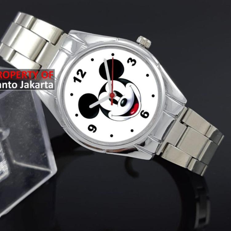 Terkini EPKB7 JAM TANGAN RANTAI WANITA DEWASA MICKEY MOUSE 2008 62 Seller
