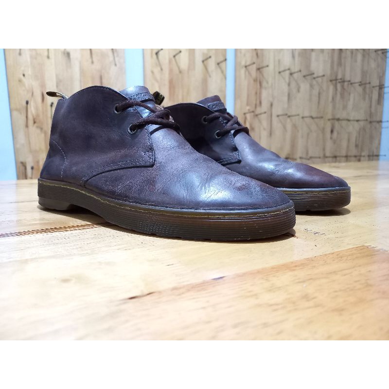 Dr. Martens cabrillo sepatu pria sneakers sepatu kulit sepatu boots