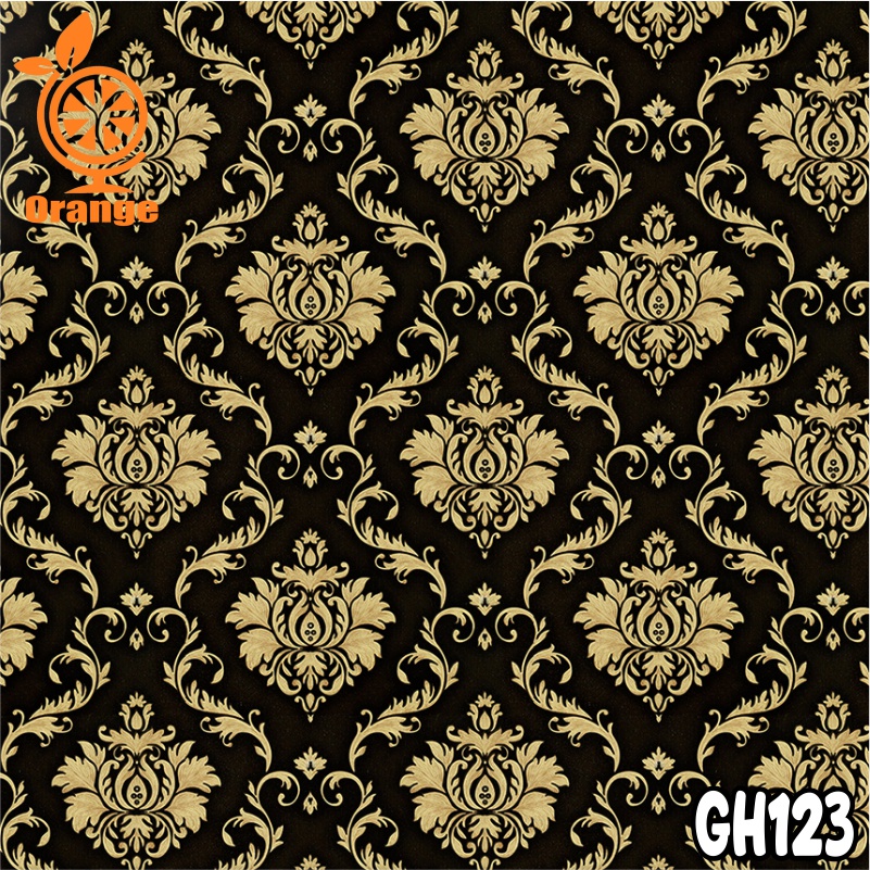 Wallpaper Dinding 3D Batik Stiker Dinding Aesthetic 45Cm X 10M Wallpaper Stiker Ruang Tamu Motif Batik-GH123