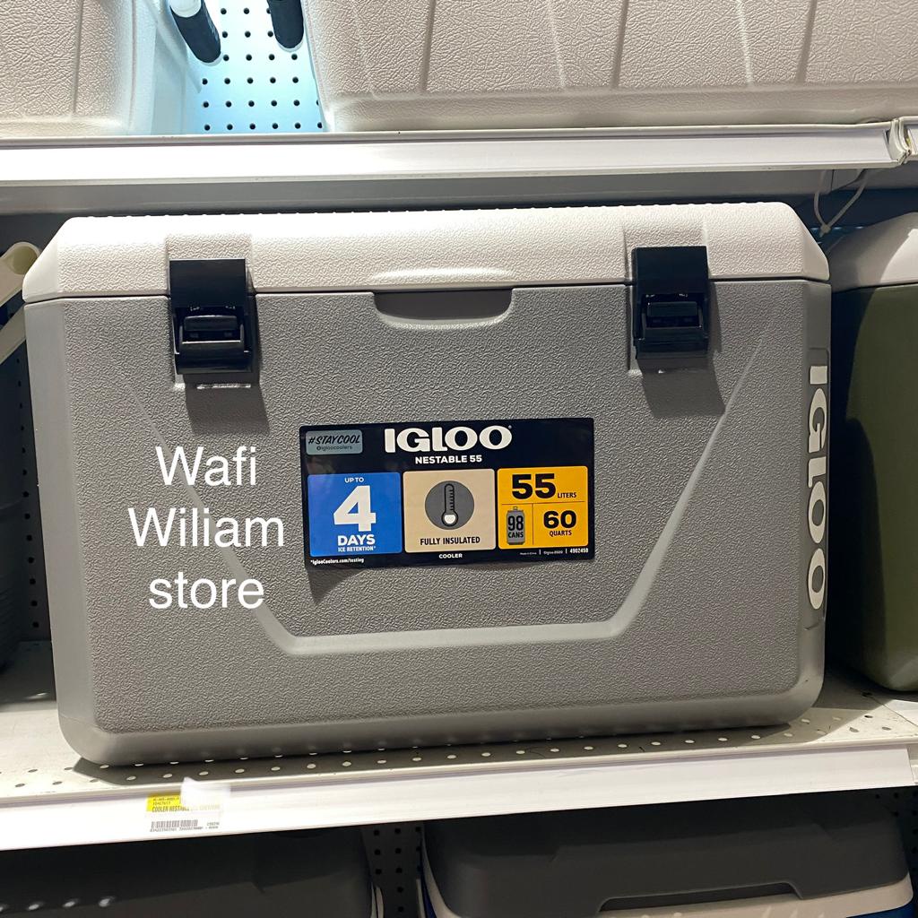 Igloo Cooler Box Nestable 55 Liter Ice Kotak Tempat Es Daging Ikan