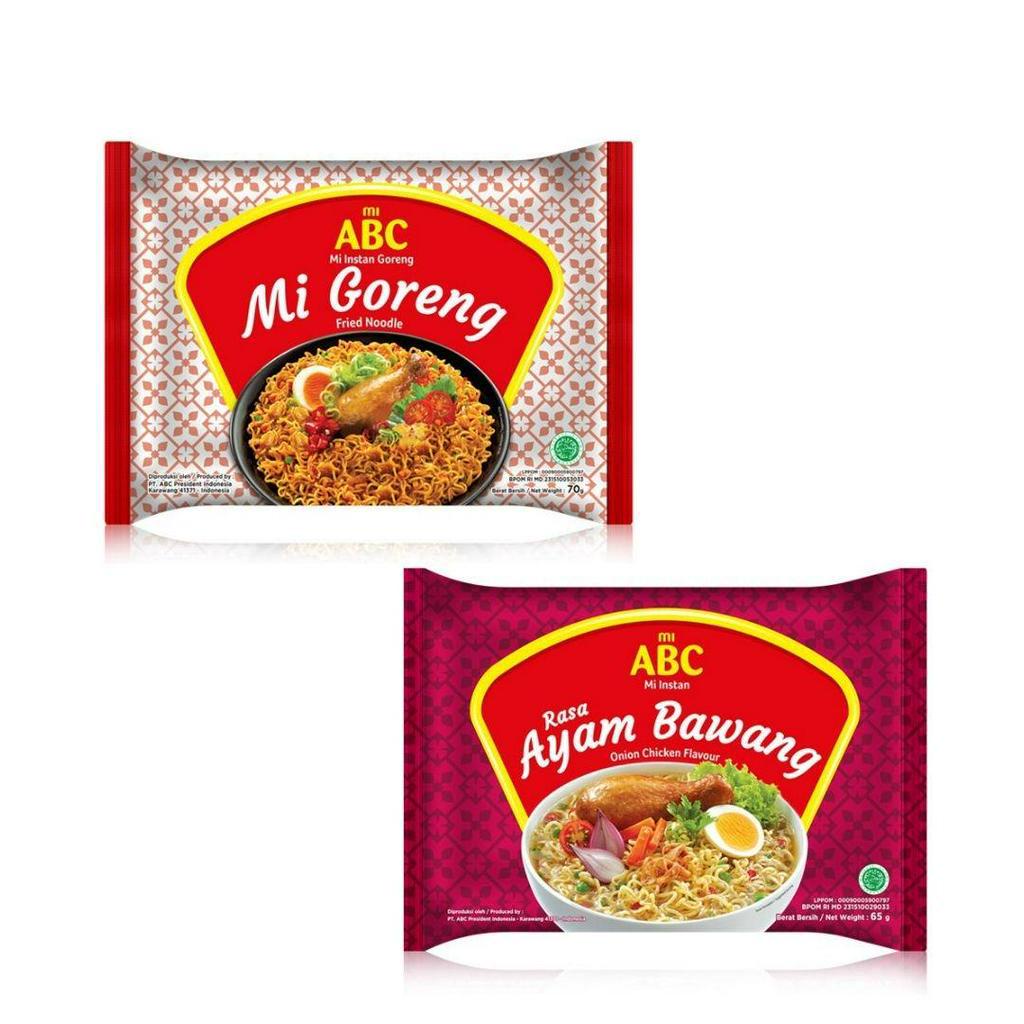 

ABC Fried Mi Goreng 70 gr + ABC Rasa Ayam Bawang 65 gr