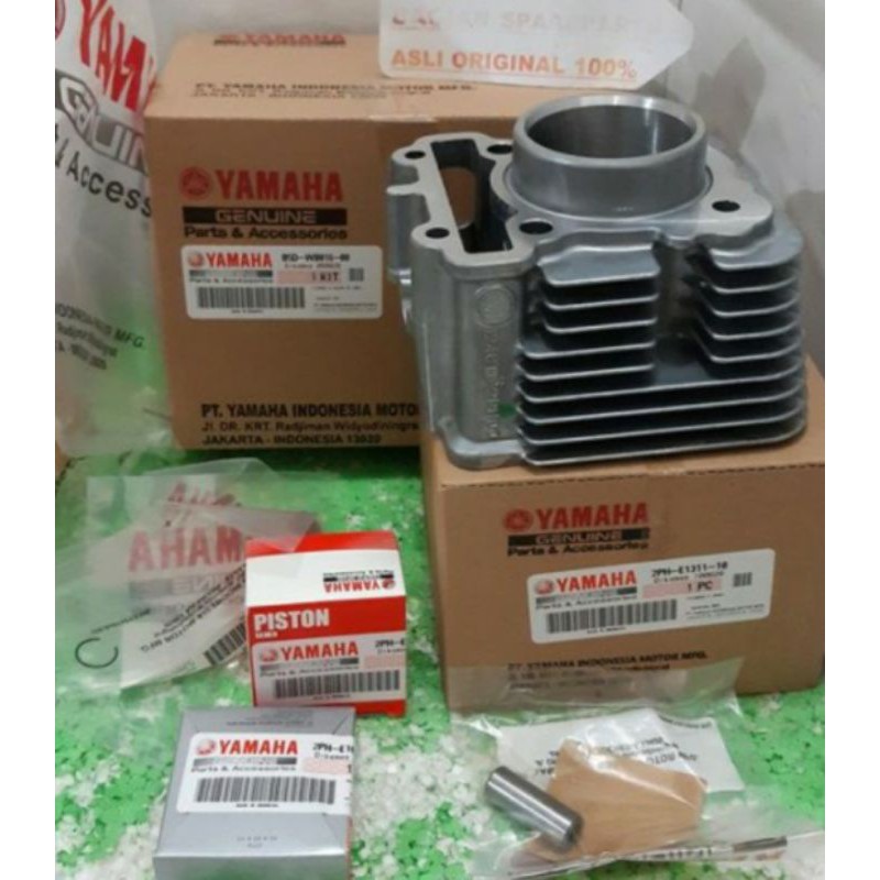 BLOK SEHER SET PISTON KIT MIO M3 MIO Z FREEGO FREE GO ASLI ORI YAMAHA B5D WB016 00